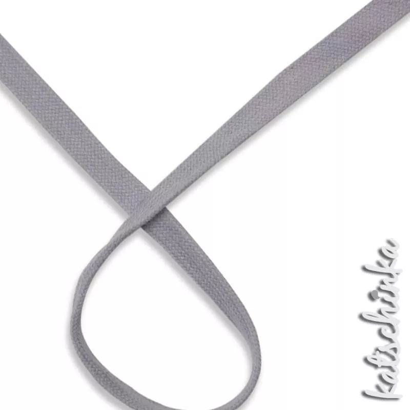 Flache Baumwoll-Kordel meliert 20 mm – Hochwertiges Hoodieband für Kleidung & Taschen