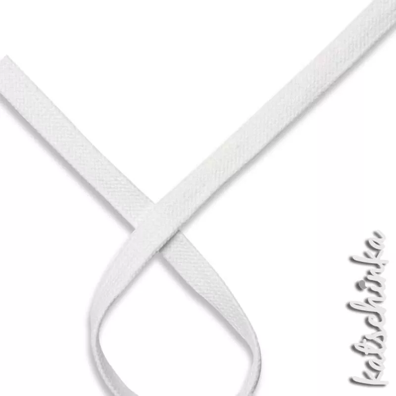 Flache Baumwoll-Kordel meliert 20 mm – Hochwertiges Hoodieband für Kleidung & Taschen
