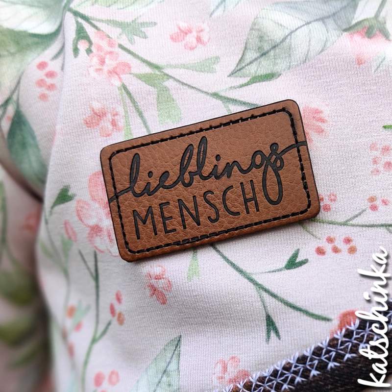 #Kunstleder Label - Lieblingsmensch