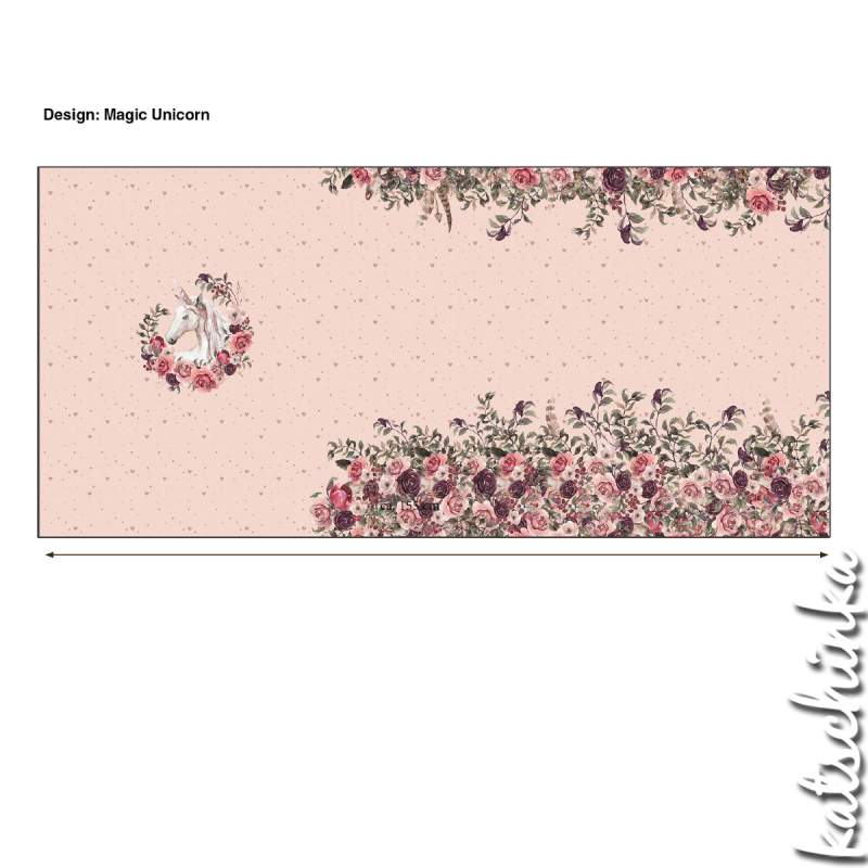 Bio Jersey Magic Unicorn lachsrosa