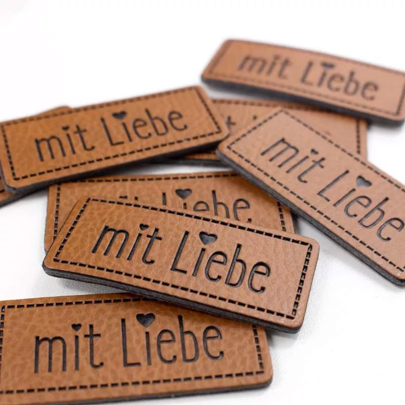 #Kunstleder Label - Mit Liebe