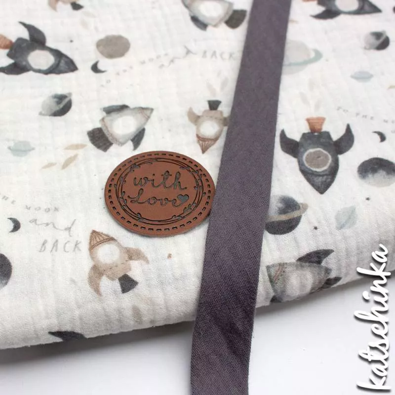 Musselin Raketenspass | 100% Baumwolle | Musselinstoff | Double Gauze | Musselintuch