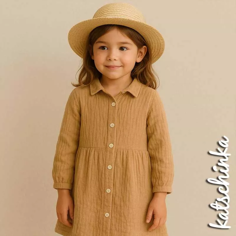 Musselin Double Gauze | caramel / camel 054