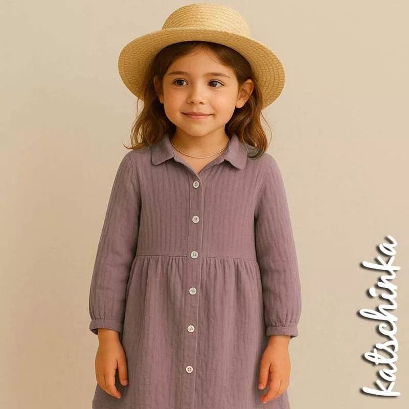 Musselin Double Gauze | altmauve 633