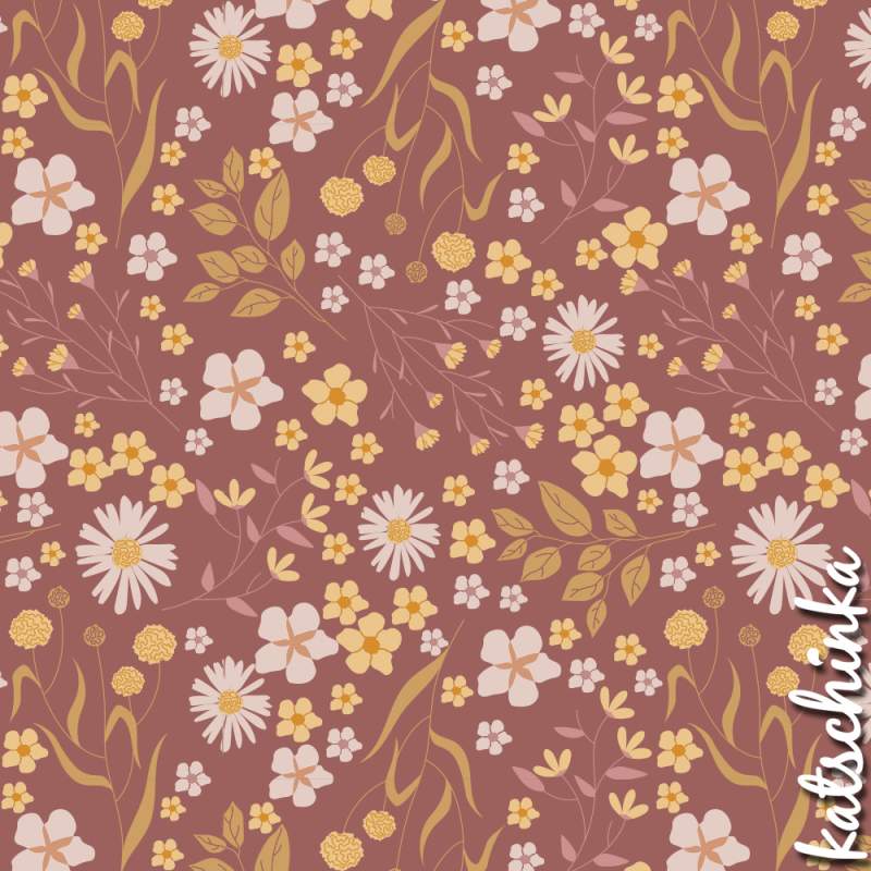 Bio Sommersweat #Vintage Retro Flower