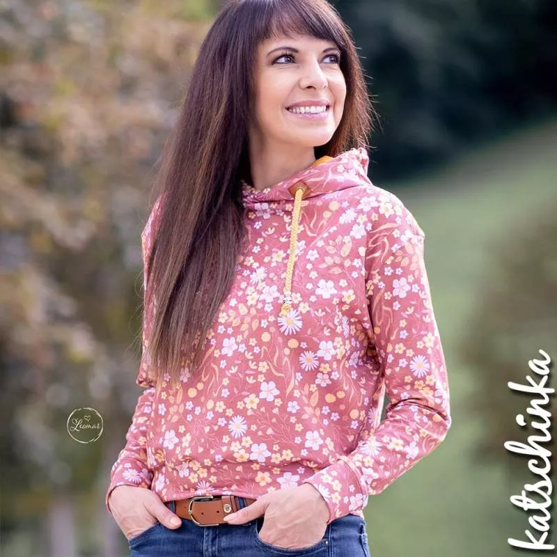 Bio Sommersweat #Vintage Retro Flower