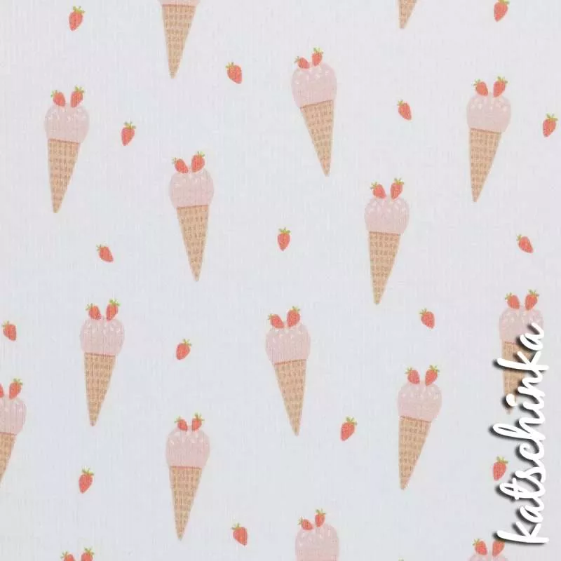 Ribjersey Eiscreme 0734 schmale Rippen