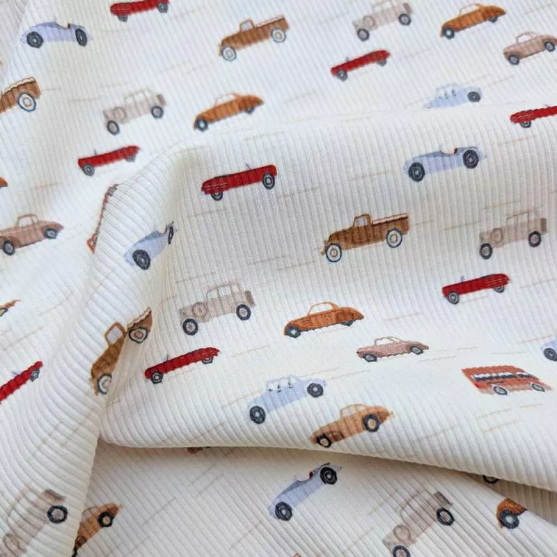 Ribjersey kleine Autos 128 schmale Rippen