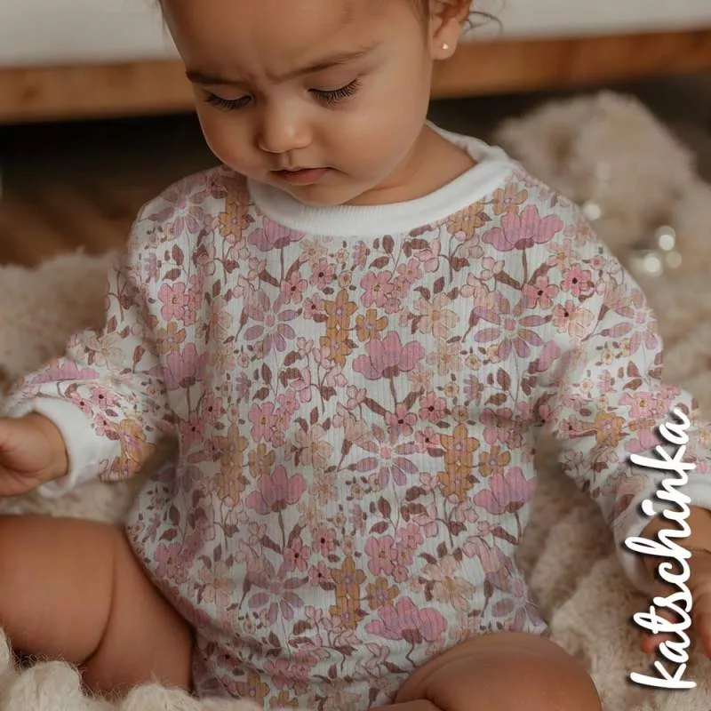 Ribjersey pastell Wiesenblume 7130 schmale Rippen