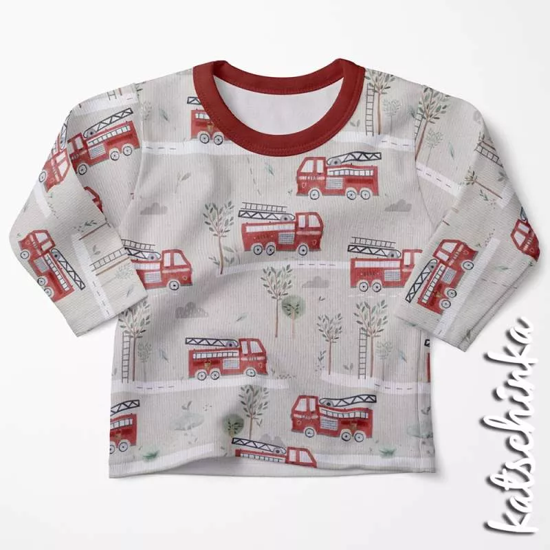 Ribjersey Feuerwehr Rippjersey schmale Rippen