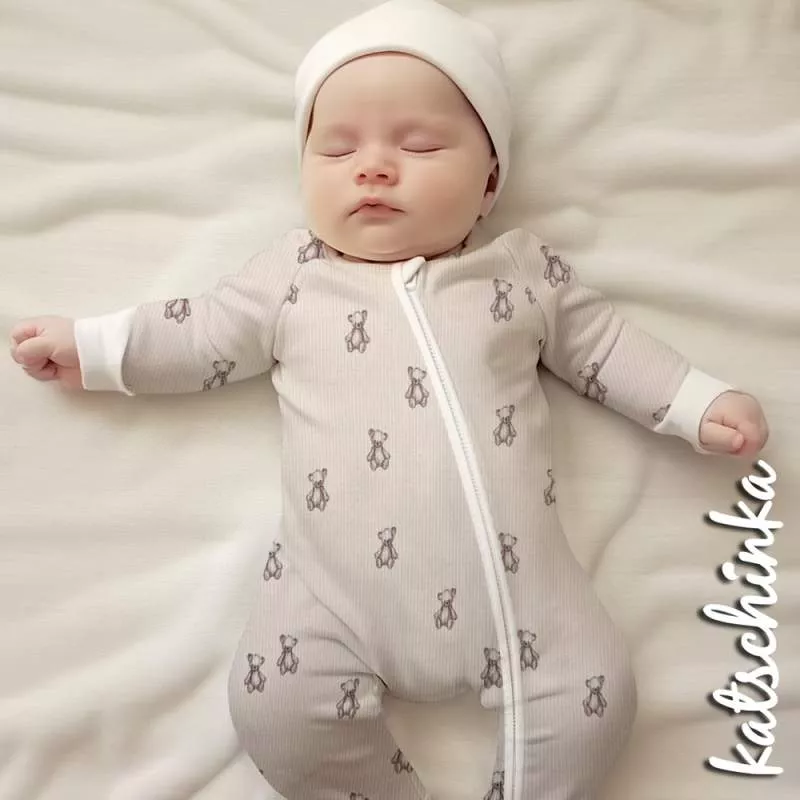Ribjersey Teddybären 7125 schmale Rippen