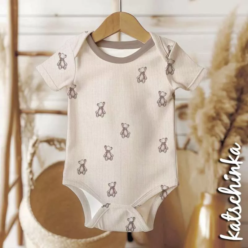 Ribjersey Teddybären 7125 schmale Rippen