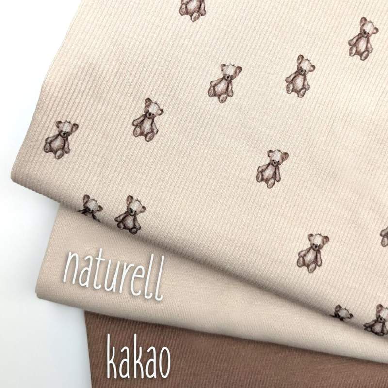 Ribjersey Teddybären 7125 schmale Rippen