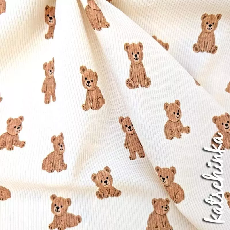 Ribjersey Kuschelbär 7179 schmale Rippen