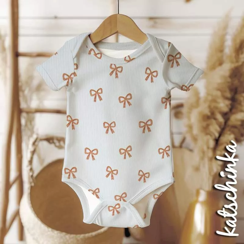 Ribjersey Schleifen naturel 1017 schmale Rippen