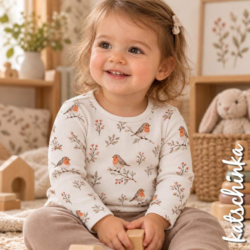 Ribjersey Rotkehlchen 7200 schmale Rippen