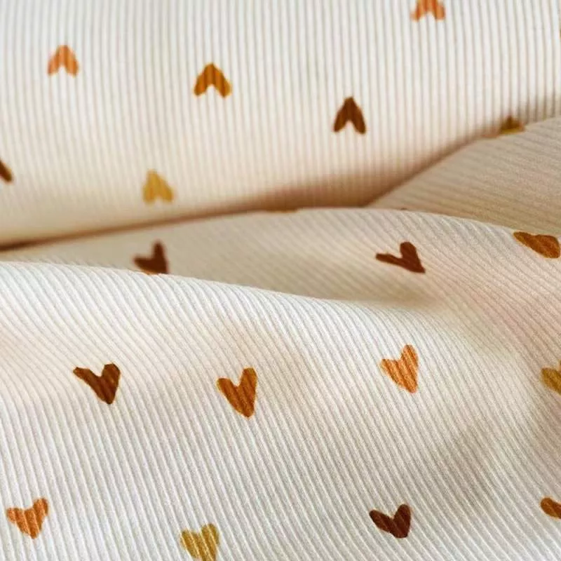 Ribjersey Herzen 733 Rippjersey schmale Rippen