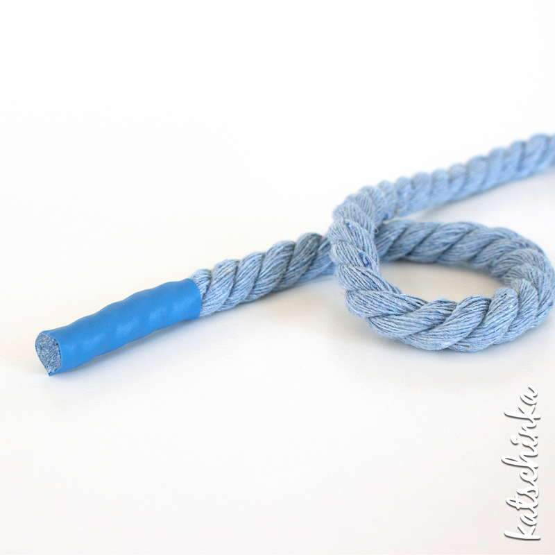 #Kordelabschluss blau