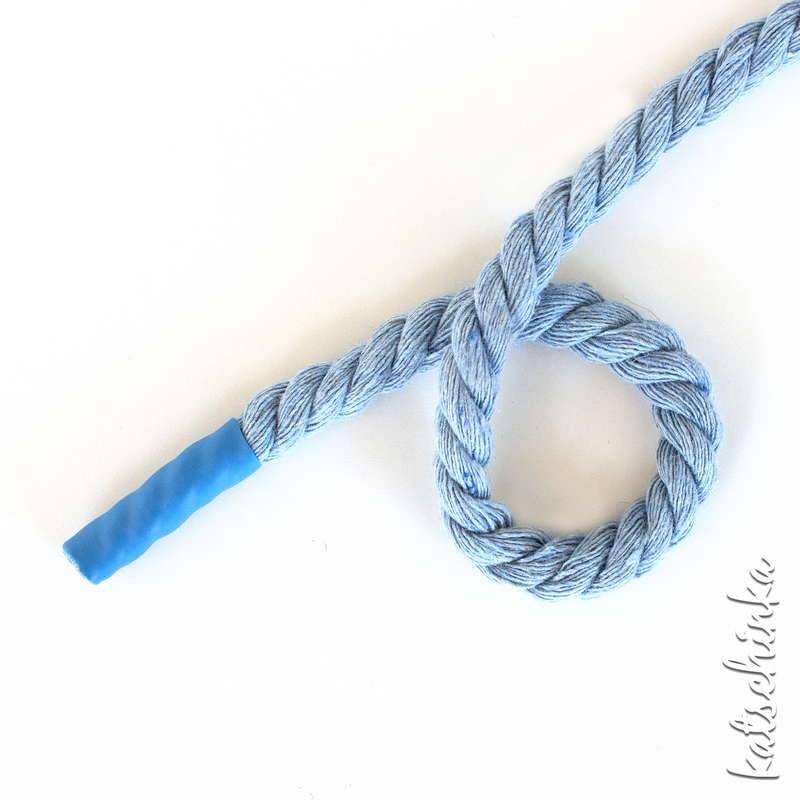 #Kordelabschluss blau