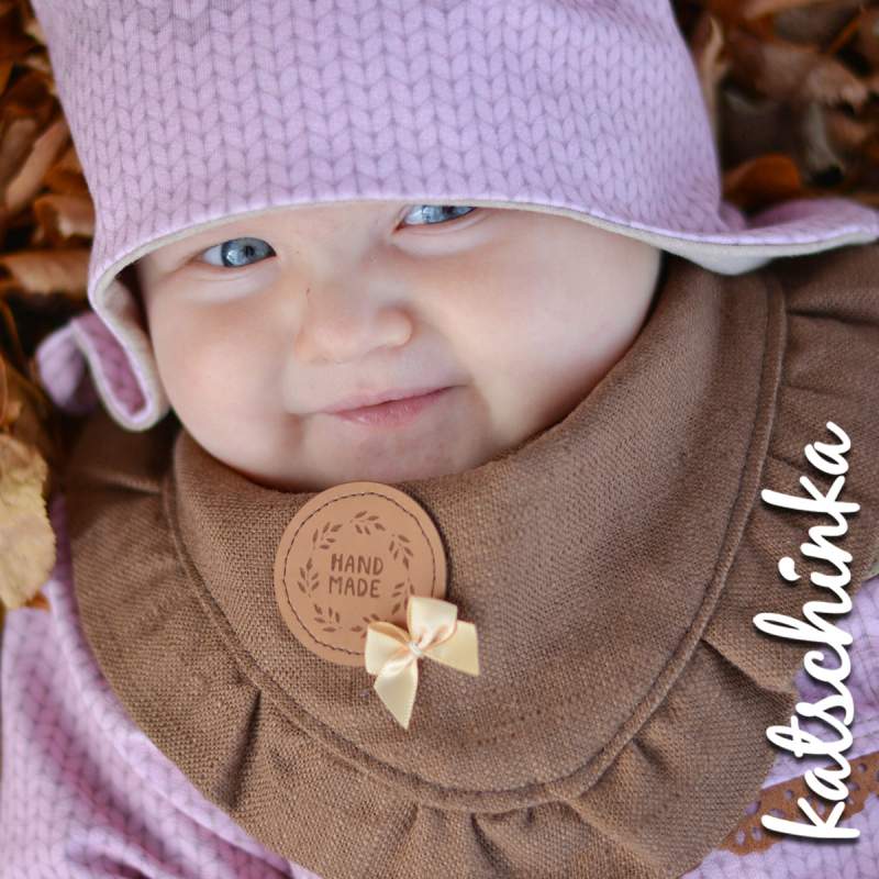 4er Set Schleifchen peach