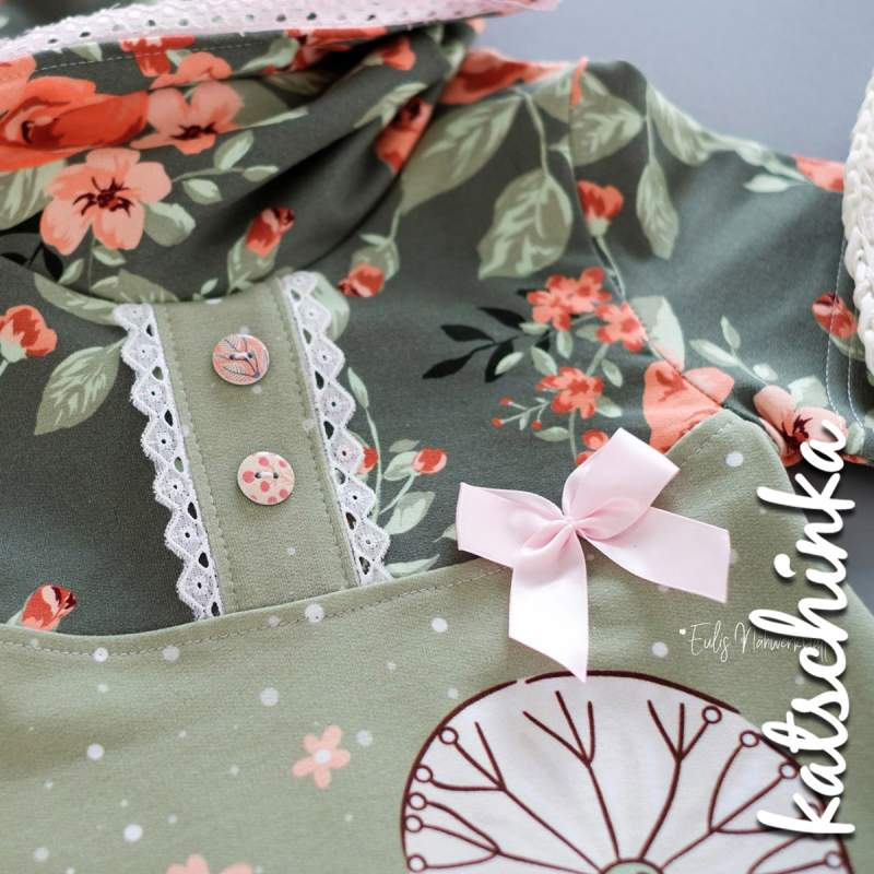 4er Set Schleifchen peach