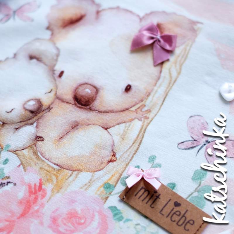 4er Set Schleifchen pink