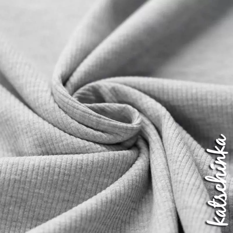 Soft Rippstrick Jersey schmale Rippe | Rippenjersey | Ökotex | Gerippte Baumwolle Meterware | Stoff Kinder Babykleidung