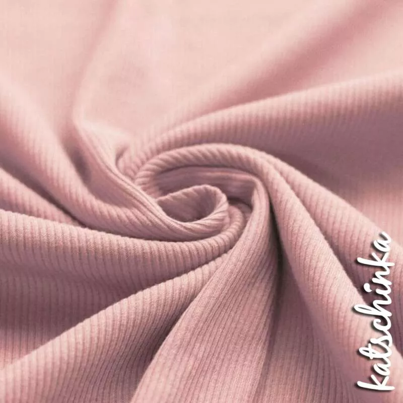 Soft Rippstrick Jersey schmale Rippe | Rippenjersey | Ökotex | Gerippte Baumwolle Meterware | Stoff Kinder Babykleidung