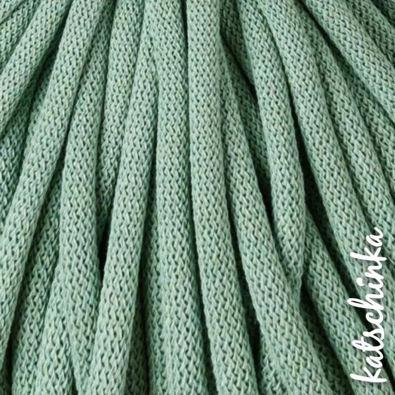 Strickschlauch aloe Baumwollkordel 10mm für Hoodie