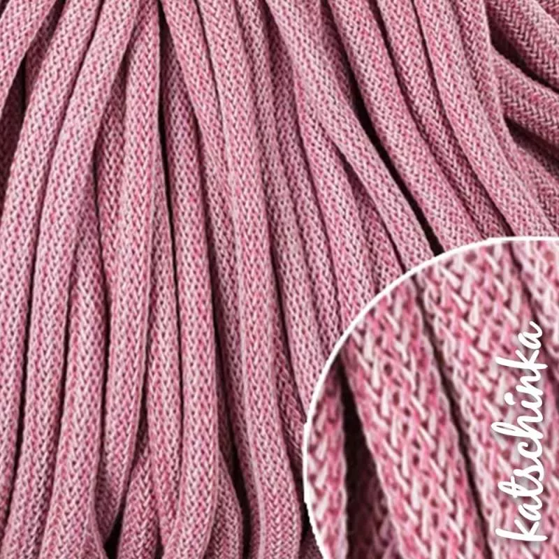 Strickschlauch himbeershake Baumwollkordel 10mm für Hoodie