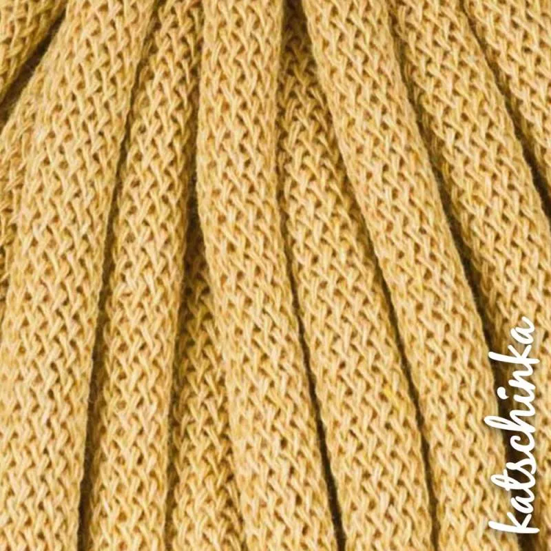Strickschlauch honey Baumwollkordel 10mm für Hoodie