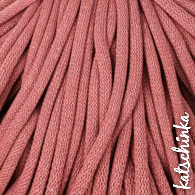 Strickschlauch peony Baumwollkordel 10mm für Hoodie