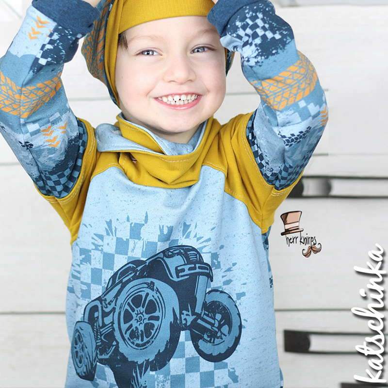 Bio Sommersweat #MonsterTruck - aqua