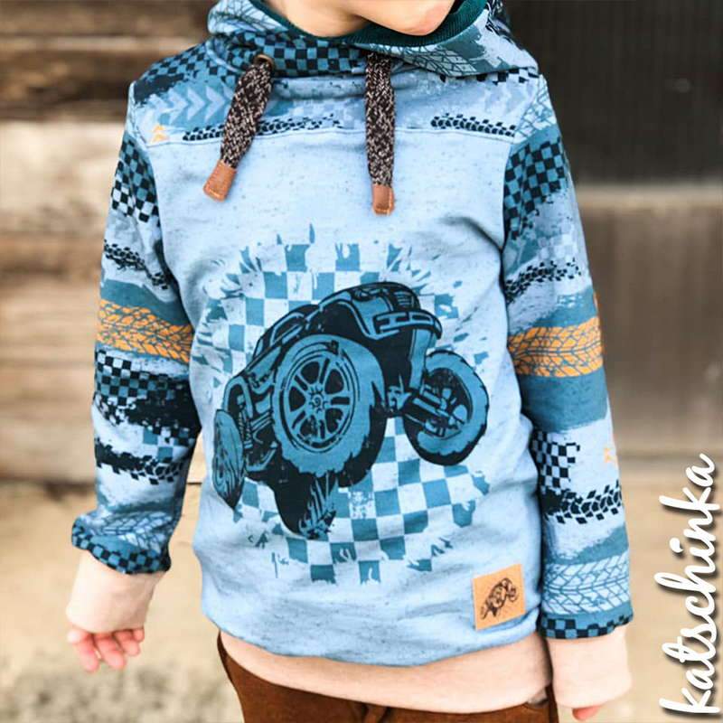 Bio Sommersweat #MonsterTruck - aqua