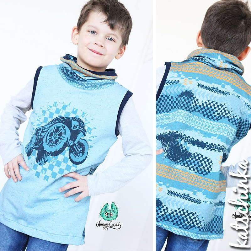 Bio Sommersweat #MonsterTruck - aqua