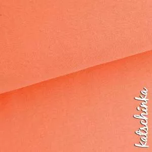 Bio Bündchenstoff aprikose als elastische Schlauchware von Fabrilogy