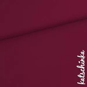 Bio Bündchenstoff beere als elastische Schlauchware von Fabrilogy