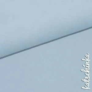 Bio Bündchenstoff eisblau als elastische Schlauchware von Fabrilogy