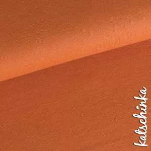 Bio Bündchenstoff rost als elastische Schlauchware von Fabrilogy