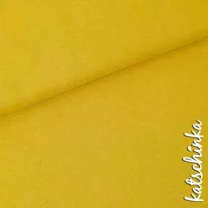 Bio Bündchenstoff senf als elastische Schlauchware von Fabrilogy