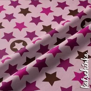 Kinder Jersey Stoff mit Herzchen – elastischer Baumwollstoff für Baby- und Kinderbekleidung