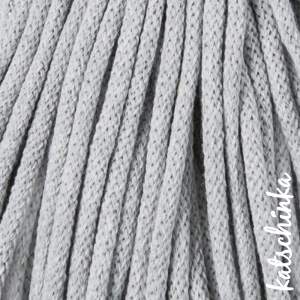 Strickschlauch Light Grey Kordel Häkelschlauch 5mm für Schriftzug oder Hoodie