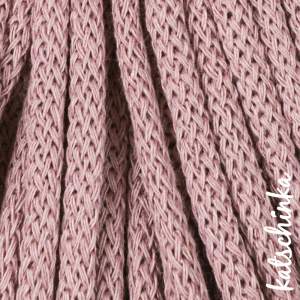 Strickschlauch mauve Kordel Häkelschlauch 5mm für Schriftzug oder Hoodie