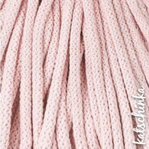 Strickschlauch pastell-pink Kordel Häkelschlauch 5mm für Schriftzug oder Hoodie