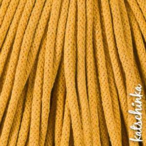 Strickschlauch mustard Kordel Häkelschlauch 5mm für Schriftzug oder Hoodie