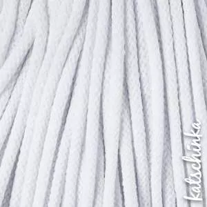 Strickschlauch Weiß Kordel Häkelschlauch 5mm für Schriftzug oder Hoodie