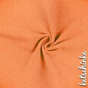 senf/ocker melierter Bündchenstoff als Meterware, glatt und elastisch, ideal für Baby- und Kinderkleidung