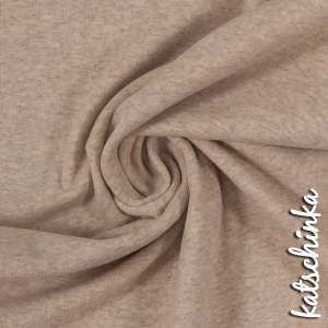 Elastischer Bündchenstoff weiß mit glatter Struktur