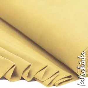 Bündchenstoff alt gelb als elastische Schlauchware Meterware