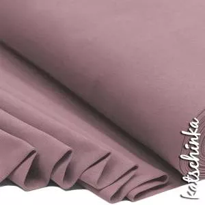 Bündchenstoff altmauve als elastische Schlauchware Meterware